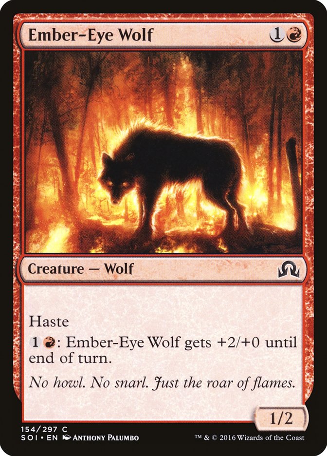 Ember-Eye Wolf [Shadows over Innistrad] | The CG Realm
