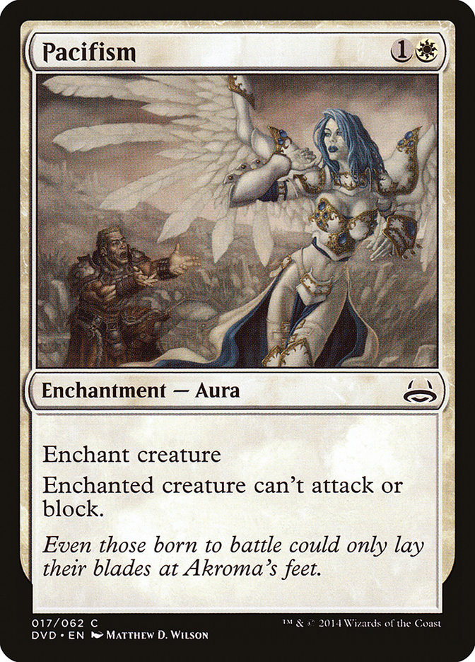 Pacifism (Divine vs. Demonic) [Duel Decks Anthology] | The CG Realm