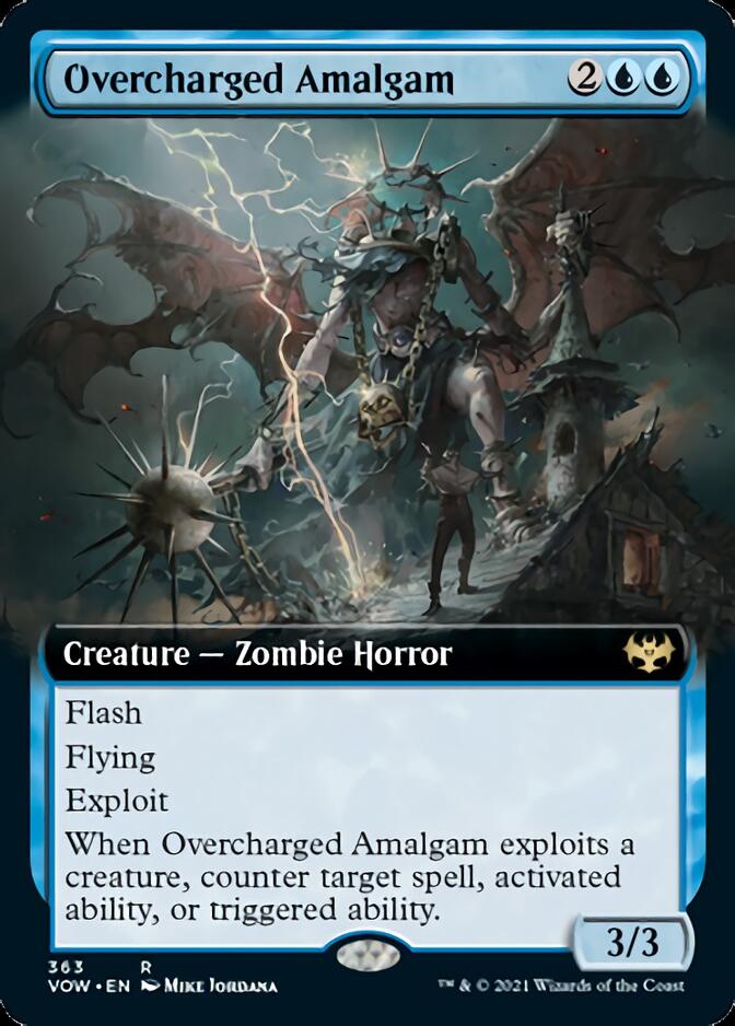 Overcharged Amalgam (Extended Art) [Innistrad: Crimson Vow] | The CG Realm