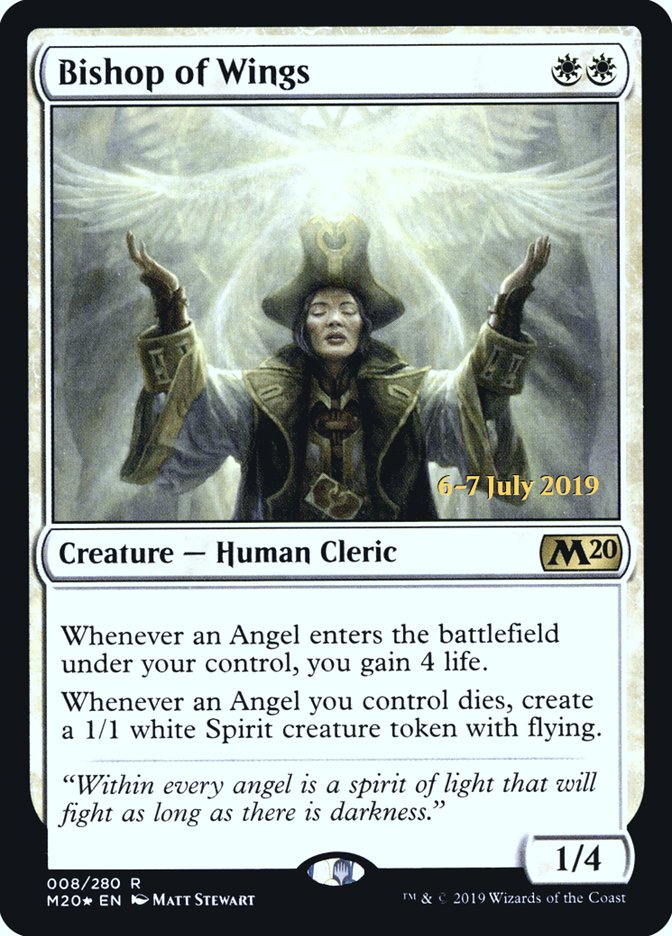 Bishop of Wings [Core Set 2020 Prerelease Promos] | The CG Realm