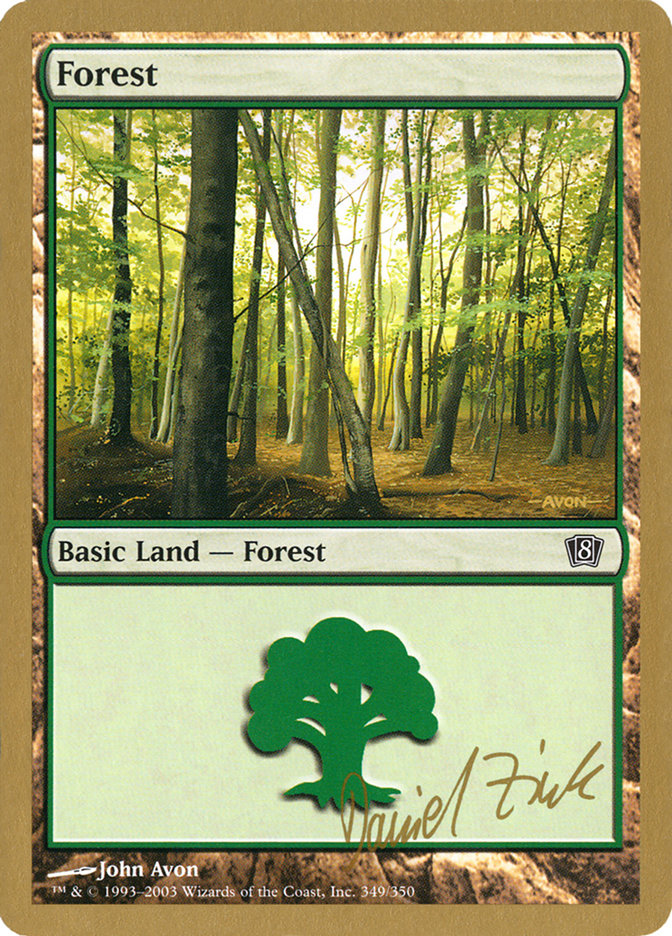 Forest (dz349) (Daniel Zink) [World Championship Decks 2003] | The CG Realm
