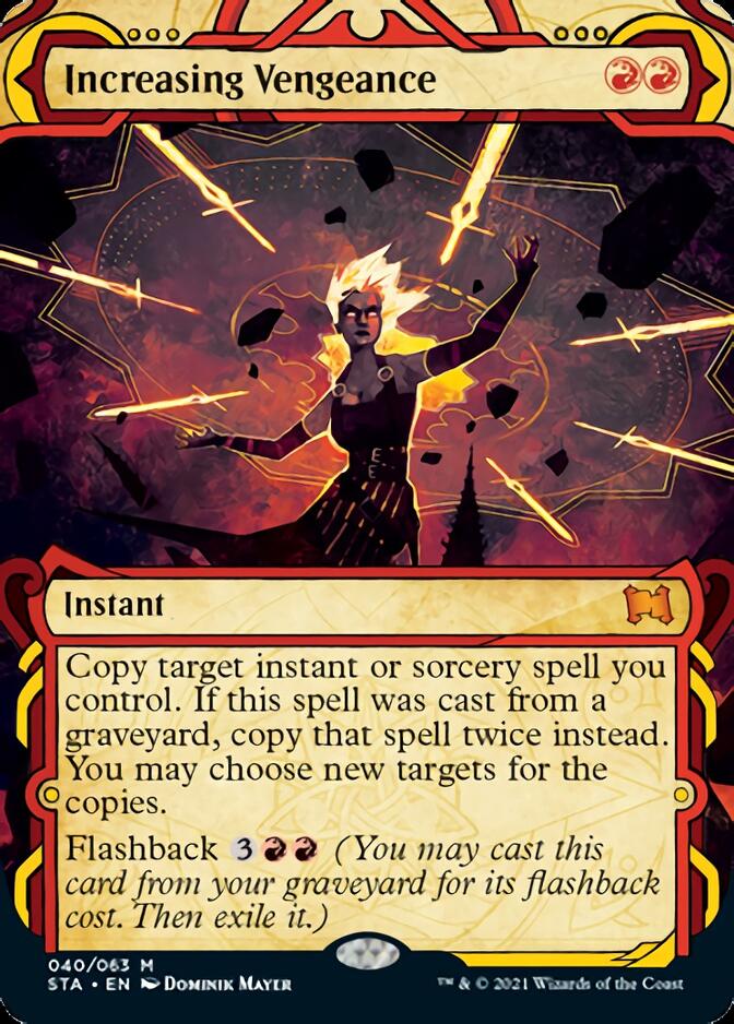 Increasing Vengeance (Foil Etched) [Strixhaven: School of Mages Mystical Archive] | The CG Realm