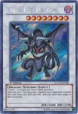 Dark End Dragon [LCGX-EN188] Secret Rare | The CG Realm