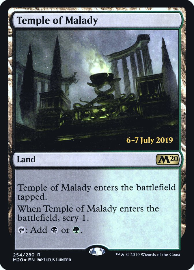 Temple of Malady [Core Set 2020 Prerelease Promos] | The CG Realm