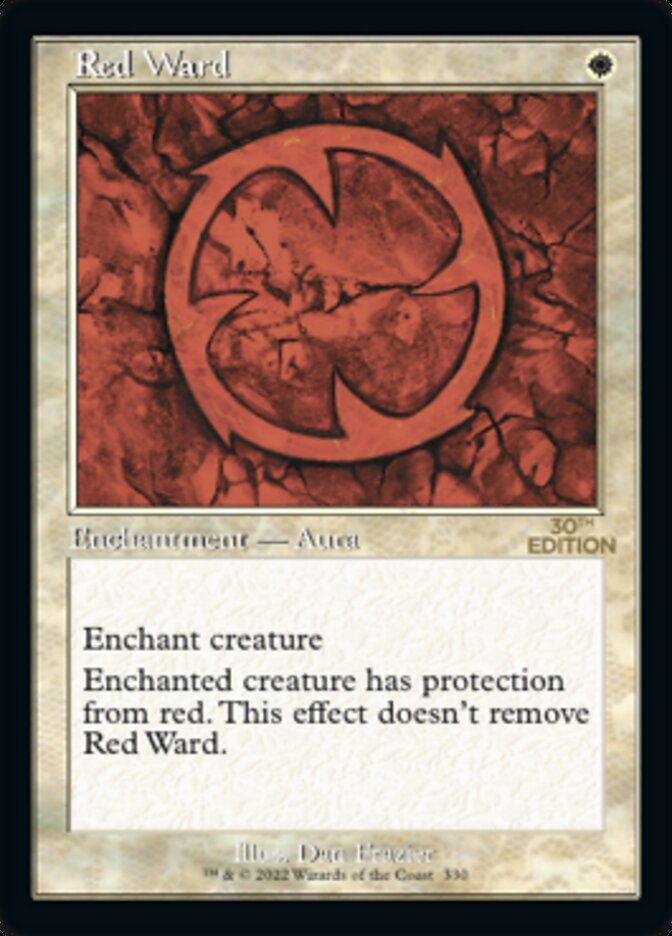 Red Ward (Retro Frame) (30A-330) - 30th Anniversary Edition