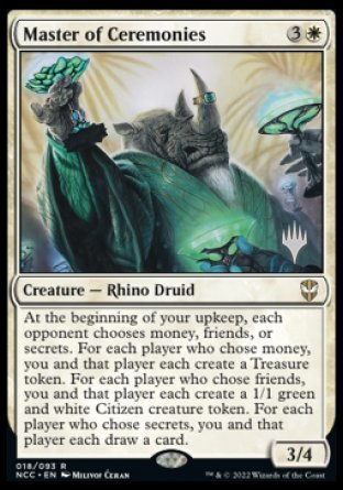 Master of Ceremonies (Promo Pack) [Streets of New Capenna Commander Promos] | The CG Realm