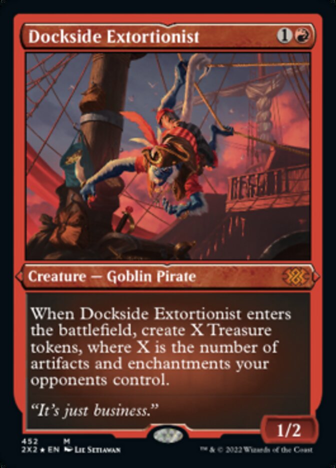 Dockside Extortionist (Foil Etched) [Double Masters 2022] | The CG Realm