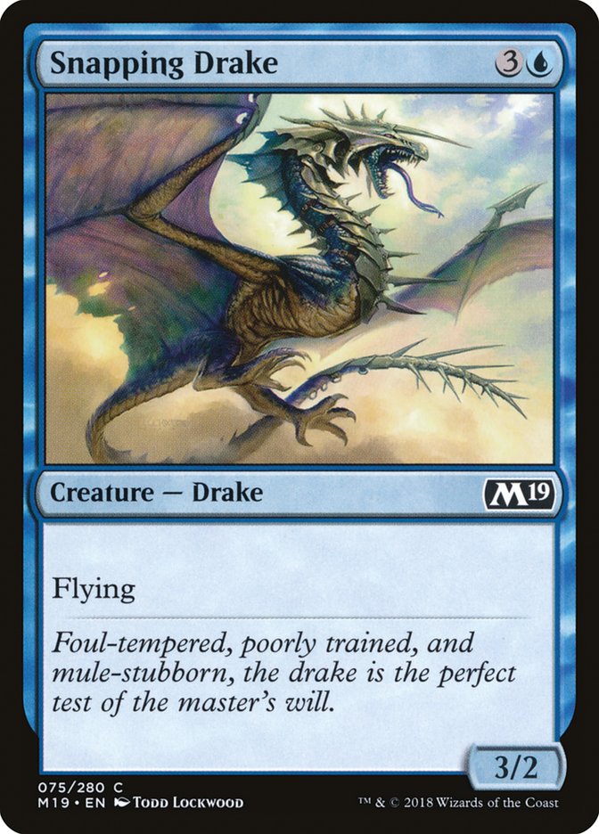 Snapping Drake [Core Set 2019] | The CG Realm