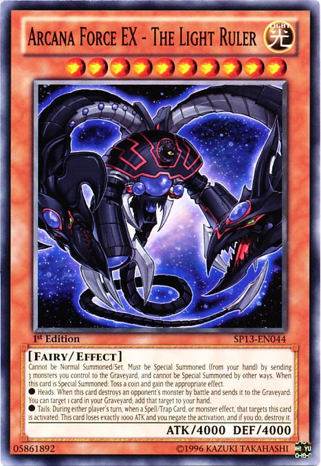 Arcana Force EX - The Light Ruler [SP13-EN044] Common | The CG Realm