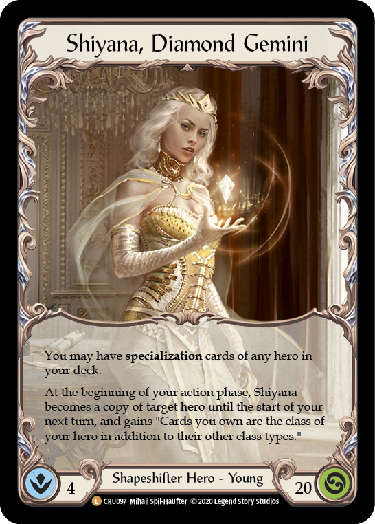 Shiyana, Diamond Gemini [CRU097] (Crucible of War)  1st Edition Cold Foil | The CG Realm