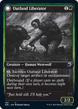 Outland Liberator (DBL-190) - Innistrad: Double Feature: (Double Faced Transform)