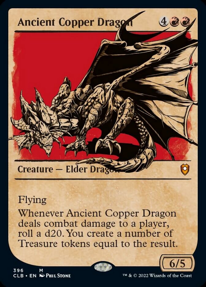 Ancient Copper Dragon (Showcase) [Commander Legends: Battle for Baldur's Gate] | The CG Realm