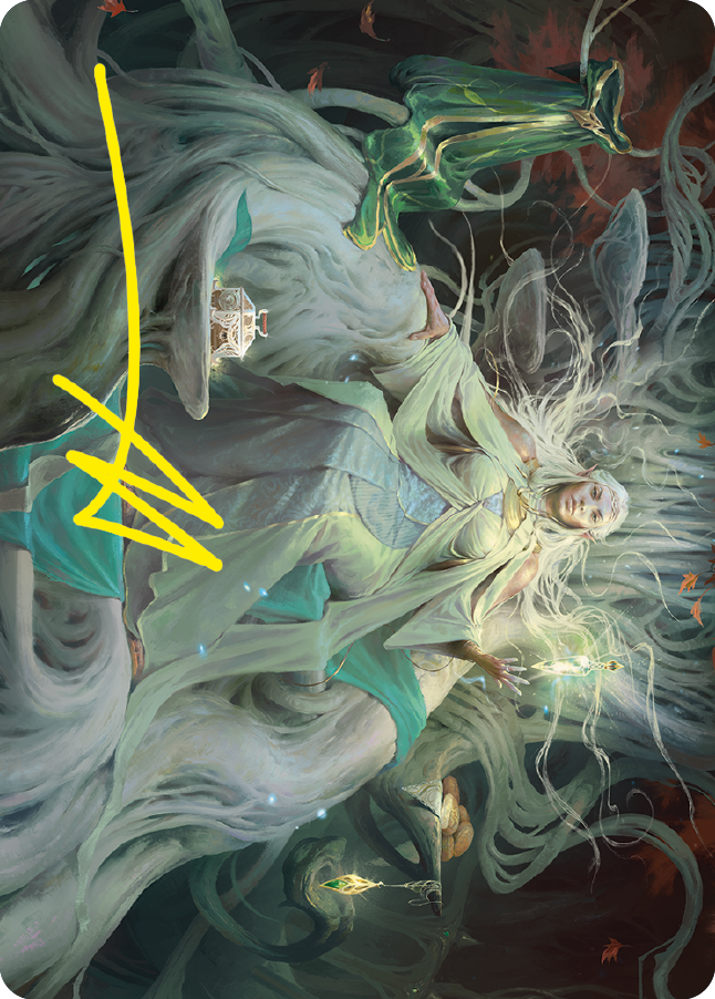 Galadriel, Gift-Giver Art Card (Gold-Stamped Signature) [The Lord of the Rings: Tales of Middle-earth Art Series] | The CG Realm