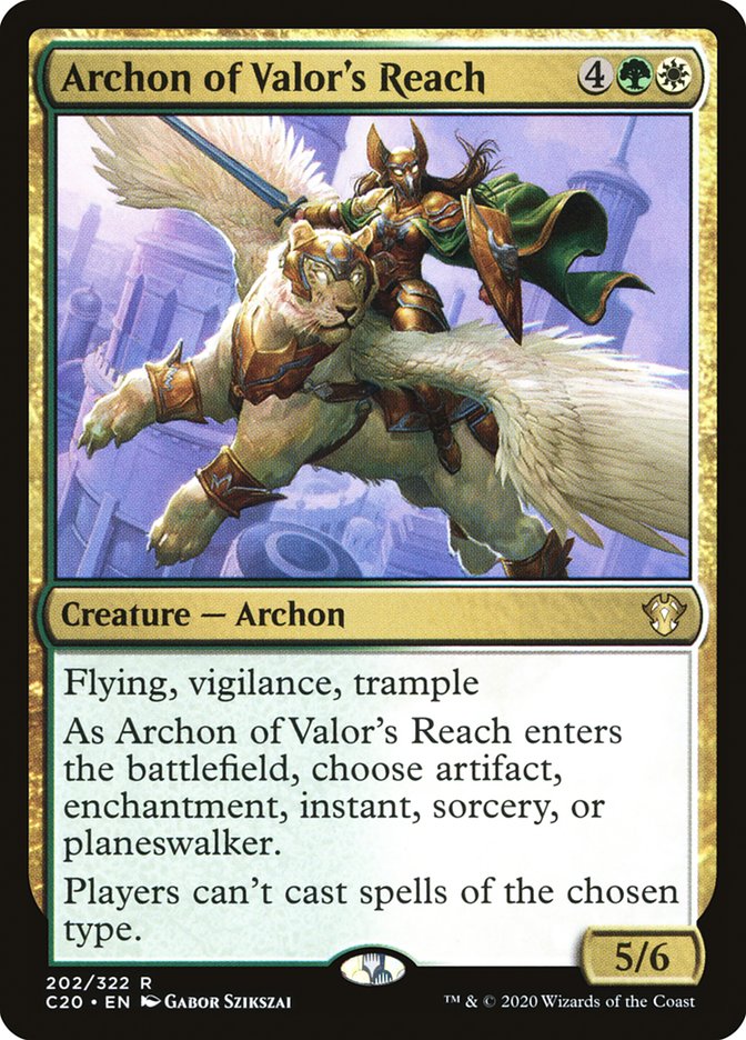 Archon of Valor's Reach [Commander 2020] | The CG Realm