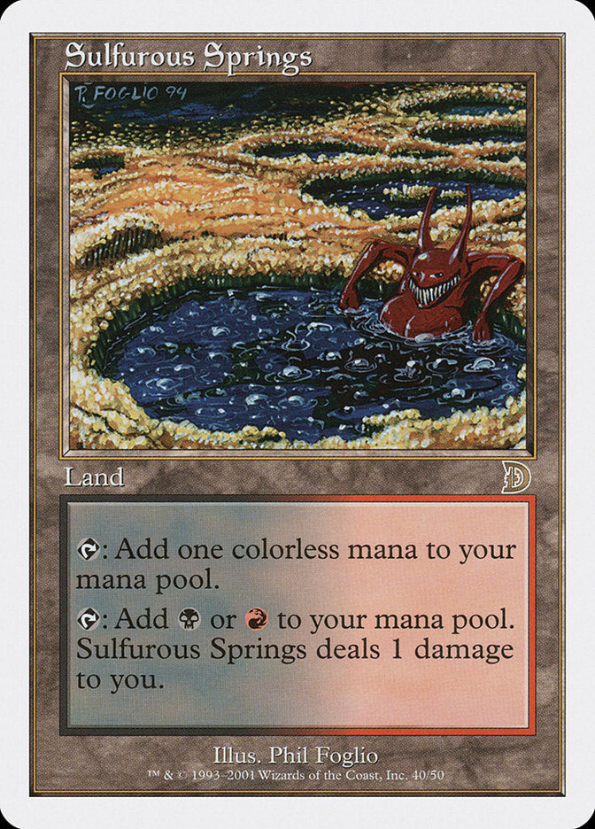 Sulfurous Springs [Deckmasters] | The CG Realm