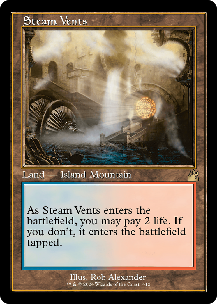 Steam Vents (Retro) [Ravnica Remastered] | The CG Realm