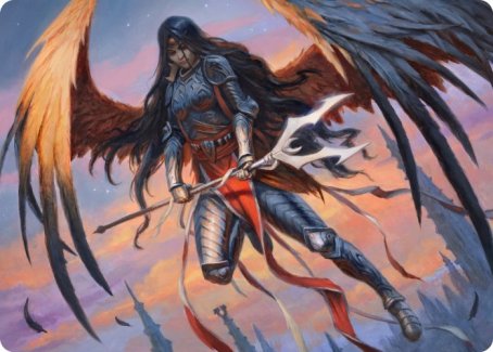 Liesa, Forgotten Archangel Art Card [Innistrad: Midnight Hunt Art Series] | The CG Realm