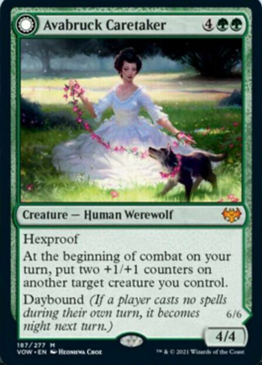 Avabruck Caretaker (VOW-187) - Innistrad: Crimson Vow: (Double Faced Transform)