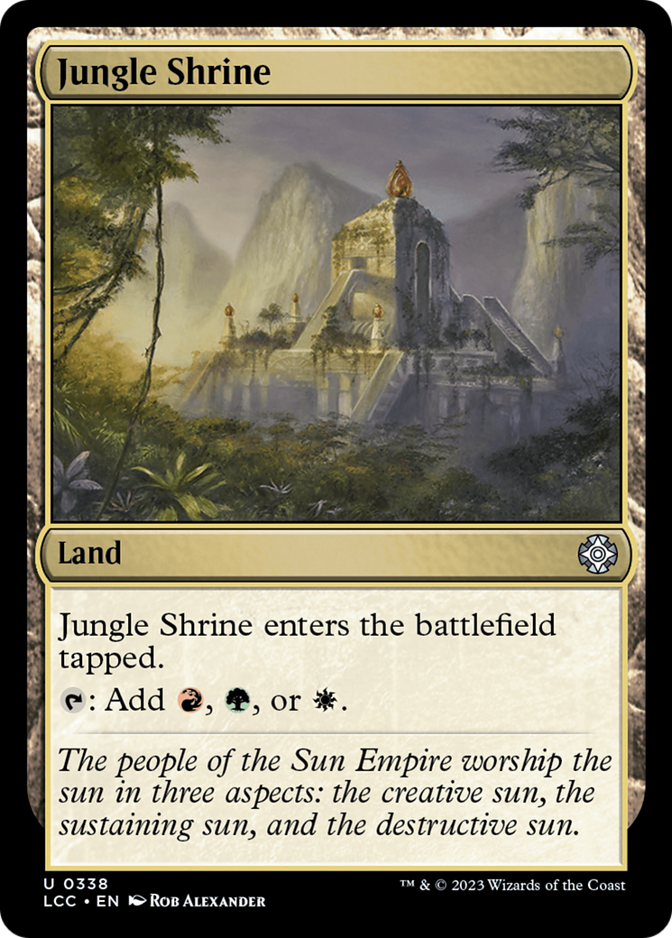Jungle Shrine [The Lost Caverns of Ixalan Commander] | The CG Realm