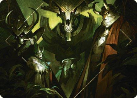 Meeting of the Five Art Card [Streets of New Capenna Art Series] | The CG Realm