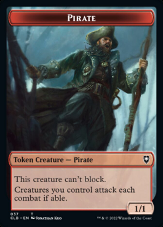 Pirate // Goblin Double-Sided Token [Commander Legends: Battle for Baldur's Gate Tokens] | The CG Realm