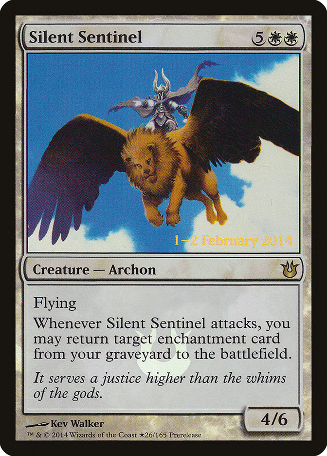 Silent Sentinel [Born of the Gods Prerelease Promos] | The CG Realm