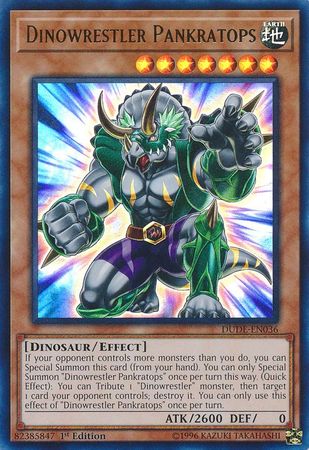 Dinowrestler Pankratops [DUDE-EN036] Ultra Rare | The CG Realm