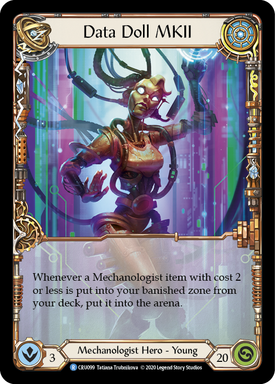 Data Doll MKII [CRU099] (Crucible of War)  1st Edition Rainbow Foil | The CG Realm
