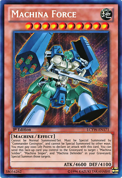 Machina Force [LCYW-EN171] Secret Rare | The CG Realm