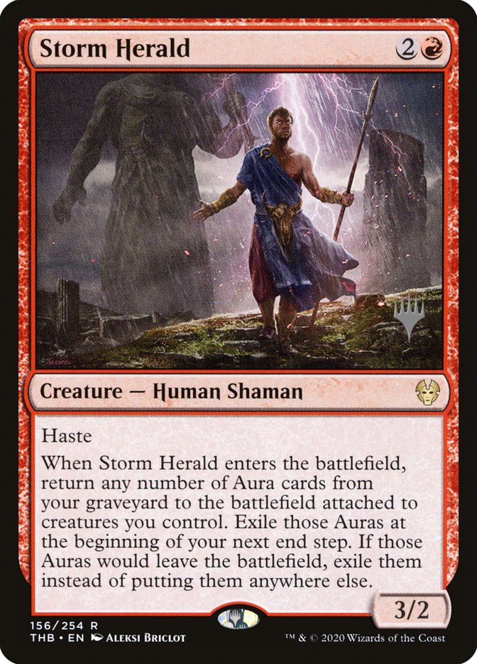 Storm Herald (Promo Pack) [Theros Beyond Death Promos] | The CG Realm