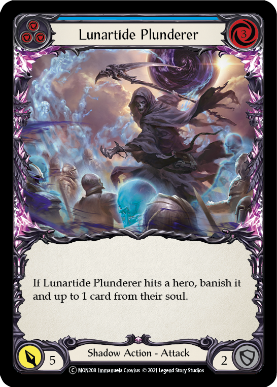 Lunartide Plunderer (Blue) [U-MON208] (Monarch Unlimited)  Unlimited Normal | The CG Realm