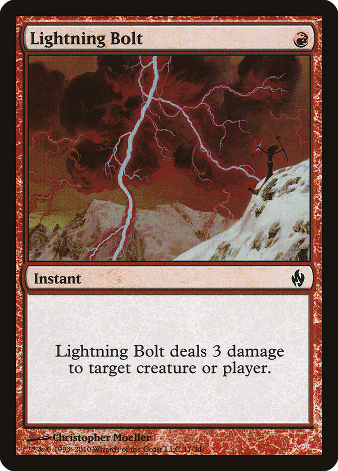 Lightning Bolt [Premium Deck Series: Fire and Lightning] | The CG Realm