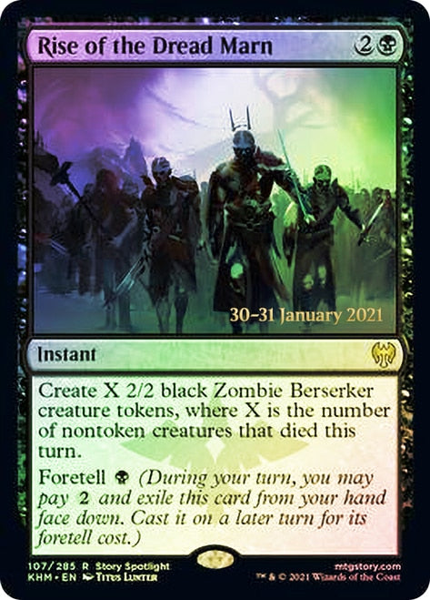 Rise of the Dread Marn [Kaldheim Prerelease Promos] | The CG Realm