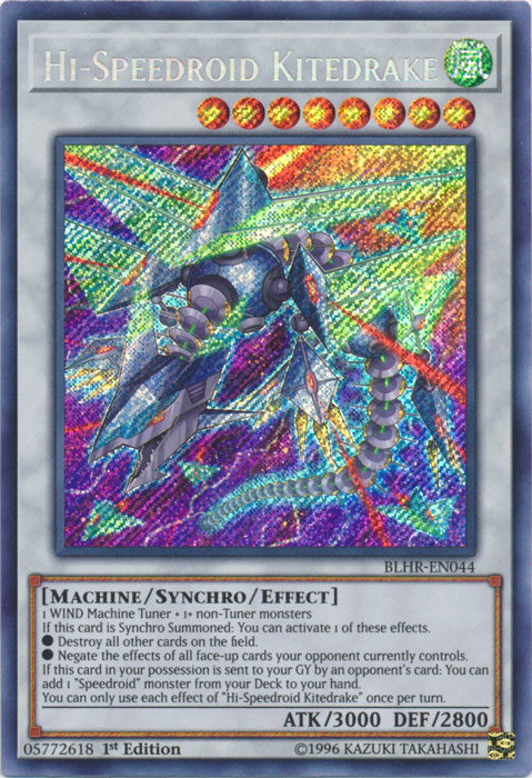 Hi-Speedroid Kitedrake [BLHR-EN044] Secret Rare | The CG Realm