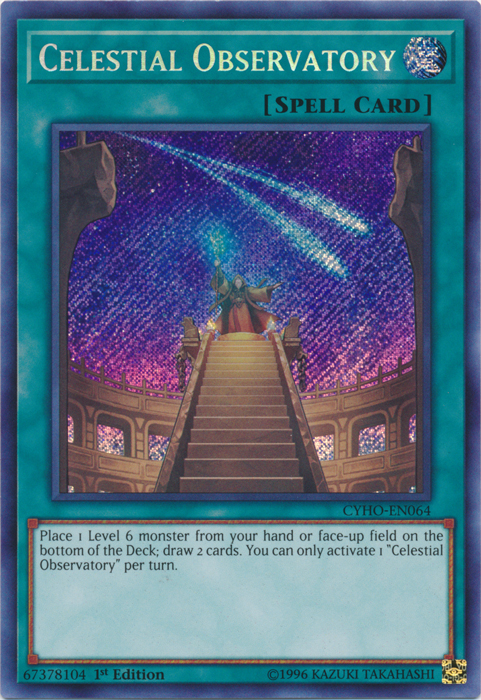 Celestial Observatory [CYHO-EN064] Secret Rare | The CG Realm