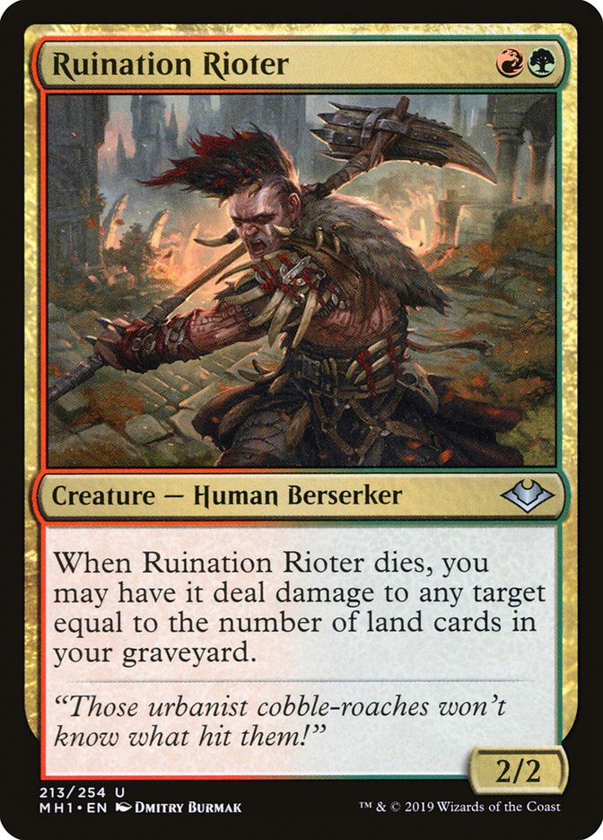 Ruination Rioter [Modern Horizons] | The CG Realm