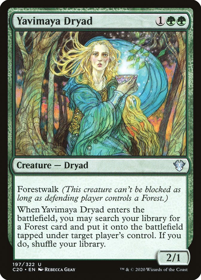 Yavimaya Dryad [Commander 2020] | The CG Realm