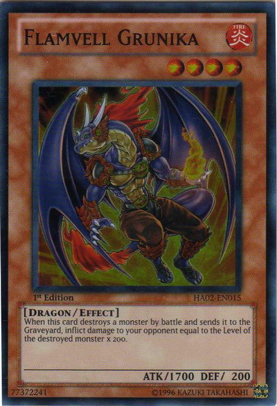Flamvell Grunika [HA02-EN015] Super Rare | The CG Realm