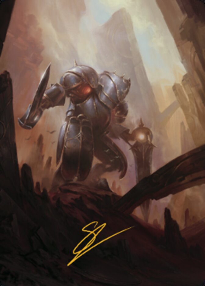 Mountain Art Card (Gold-Stamped Signature) [The Brothers' War Art Series] | The CG Realm