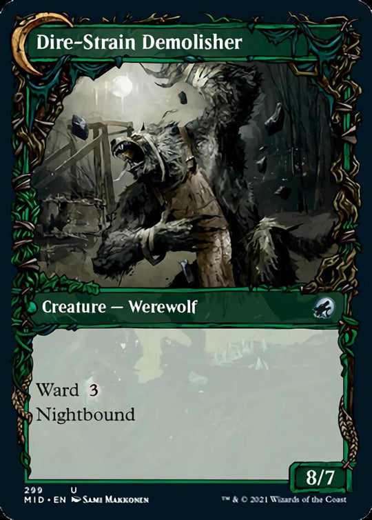 Burly Breaker (Showcase) (MID-299) - Innistrad: Midnight Hunt: (Showcase, Double Faced Transform)