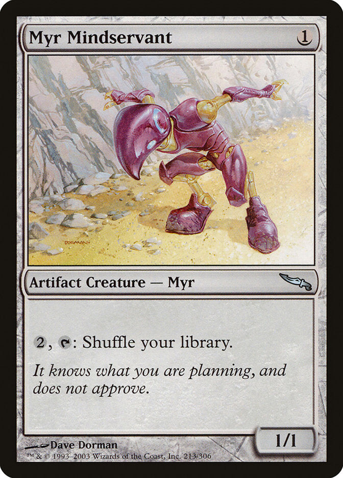 Myr Mindservant [Mirrodin] | The CG Realm