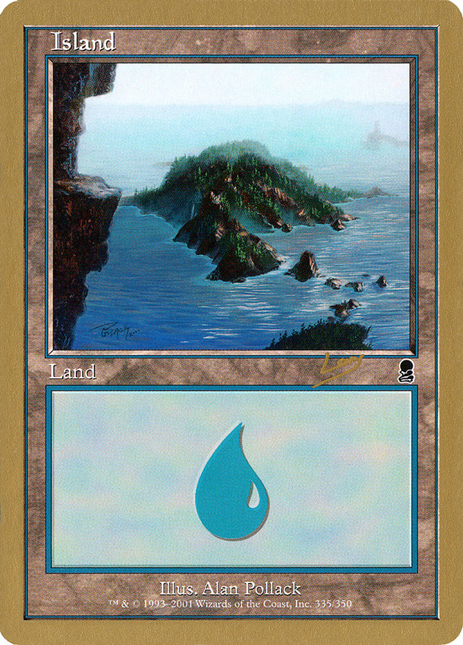 Island (rl335) (Raphael Levy) [World Championship Decks 2002] | The CG Realm