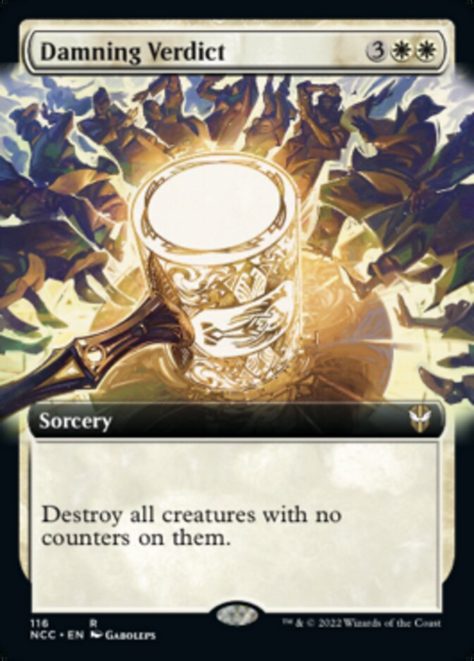 Damning Verdict (Extended Art) [Streets of New Capenna Commander] | The CG Realm