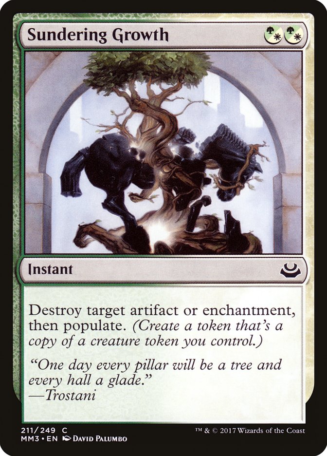 Sundering Growth [Modern Masters 2017] | The CG Realm