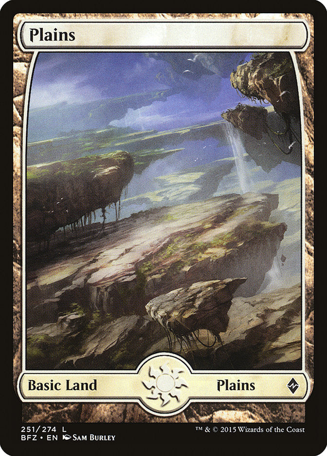 Plains (251) (Full Art) [Battle for Zendikar] | The CG Realm