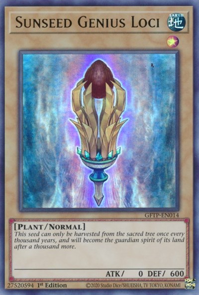 Sunseed Genius Loci [GFTP-EN014] Ultra Rare | The CG Realm