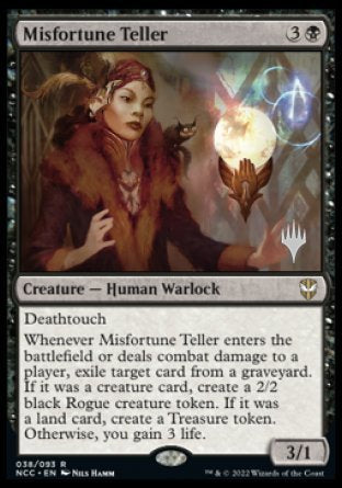 Misfortune Teller (Promo Pack) [Streets of New Capenna Commander Promos] | The CG Realm