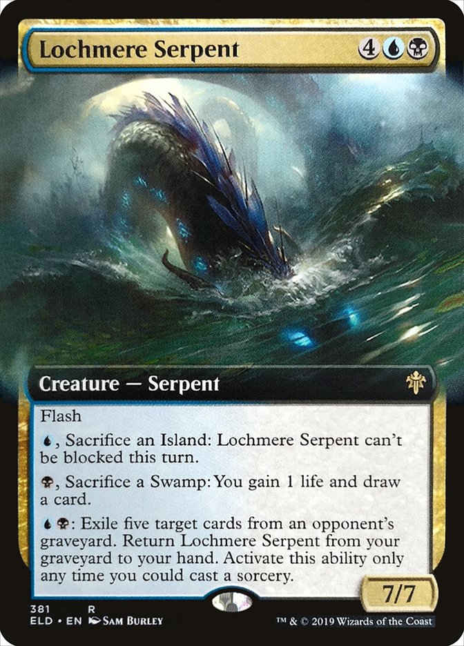 Lochmere Serpent (Extended Art) [Throne of Eldraine] | The CG Realm