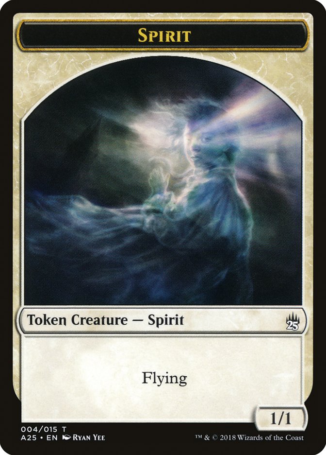 Spirit Token (004/015) [Masters 25 Tokens] | The CG Realm