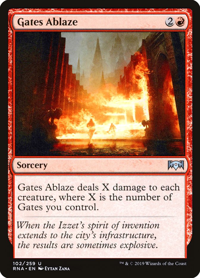 Gates Ablaze [Ravnica Allegiance] | The CG Realm